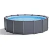 Image de Kit piscine tubulaire rectangulaire Intex Prism Frame 4 x 2 x 1 m Gris