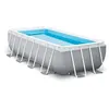 Image de Kit piscinette tubulaire rectangulaire Intex Prism Frame 4,88 x 2,44 x 1,07 m Gris