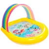 Image de Intex Enfants Arc-en-ciel Avec Auvent Et Piscine à Arroseurs 130 x 147 x 86 cm