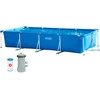 Image de Intex Structure Métallique Avec Piscine à Pompe à Filtre à Cartouche 450x220x84 Cm 450 x 220 x 84 cm