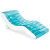Image de Matelas gonflable chaise longue INTEX - Asymétrique - Bleu océan - 191 x 99 cm