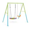 Image de Portique pour enfants 2 agrès balançoire + nid d'oiseau - Intex