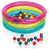 Image de Intex piscine boules colorées multicolore bébé 3 anneaux jeu enfant 48674NP