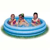 Image de Intex - Piscinette pataugeoire gonflable Cristal - Diam. 168 x H. 40 cm - Bleu - Cristal