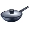 Image de Wok Masterpro Indigo Noir Aluminium Ø 28 cm