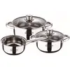 Image de San Ignacio Set de casseroles Cassel SG8171, Poêle + casserole, Argent