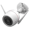 Image de EZVIZ H3C - Caméra de surveillance réseau - puce - extérieur - Etanche - couleur (Jour et nuit) - 3 MP - 2304 x 1296 - 2K - montage M12 - sans fil - Wi-Fi - LAN 10/100 - H.265, H.264 - DC 12 V