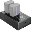Image de SmallRig 4081 Chargeur de batterie pour batteries NP-FW50 (Chargeur de batterie d'appareil photo), Alimentation pour appareil photo, Noir