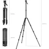 Image de SmallRig Travel Video Tripod Kit (Carbone, Matières plastiques, Métal), Trépied, Noir