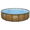 Image de Piscine tubulaire Power Steel SwimVista avec hublots ronde 5,49 x 1,22 m - Bestway