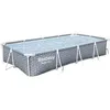 Image de Piscine hors sol tubulaire - Steel Pro - 366 x 201 x 66 cm - Rectangulaire - Décor graphique