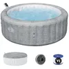 Image de Spa gonflable - Lay-Z-Spa Bali - 140 airjets - 196 x 71 cm - 4 a 6 places - Rond (couverture, cartouche, diffuseur)