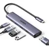 Image de Ugreen Adapteris Hub CM478 (USB-C, 5 ports), Station d'accueil + hub USB, Argent