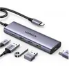 Image de Ugreen USB-C Hub (USB-C, 5 ports), Station d'accueil + hub USB, Gris