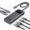 Image de Ugreen Uno (USB-C, 6 ports), Station d'accueil + hub USB, Gris, Noir