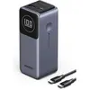 Image de Ugreen Banque de puissance à chargement rapide (12000 mAh, 100 W, 44.40 Wh), Chargeur de secours, Gris, Noir