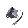 Image de Ugreen Wall GaN Charger- Retractable Cable (45 W, 3 ports), Chargeur USB, Gris