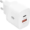 Image de Targus Hyperjuice 20w Chargeur USB-C (20 W, 2 ports), Chargeur USB, Blanc