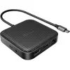 Image de Hyper HD USB4 Mobile Dock (USB-C, 1 portion), Station d’accueil + hub USB, Noir