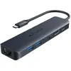 Image de Hyper USB-C Hub (USB-C, 7 ports), Station d’accueil + hub USB, Bleu