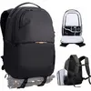 Image de K&F Concept Sac à dos photo Foto 25 l, imperméable, pour appareil photo, ordinateur portable et drone, K&f / (Sac à dos photo, 25 l), Housse pour appareil photo, Noir