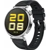 Image de Huawei Watch GT 5 41 mm Boîtier acier inoxydable argent avec bracelet fluorélastomère noir en occasion ou reconditionné