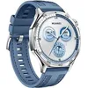 Image de Huawei Watch GT 5 46 mm Boîtier acier inoxydable argent avec bracelet nylon tissé bleu en occasion ou reconditionné