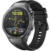 Image de Huawei Watch GT 5 Pro 46 mm Boîtier acier inoxydable noir avec bracelet fluorélastomère noir en occasion ou reconditionné