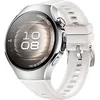 Image de Huawei Watch 5 42 mm boîtier en acier inoxydable argent avec le bracelet composite blanc [Wi-Fi + 4G] en occasion ou reconditionné