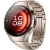 Image de Huawei Watch 5 42 mm boîtier en acier inoxydable or sable avec le bracelet en titane or rose [Wi-Fi + 4G] en occasion ou reconditionné