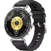 Image de Huawei Watch GT 6 41 mm boîtier en acier inoxydable noir avec bracelet en fluoroélastomère noir en occasion ou reconditionné