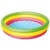 Image de Piscine d'été multicolore gonflable à 3 anneaux