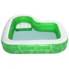 Image de Bestway 54336 Piscine familiale gonflable Paradise, 231 x 231 x 51 cm