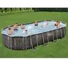Image de Bestway - Power Steel - Piscine tubulaire avec pompe de filtration et accessoires - 732x366x122 cm - Rectangulaire