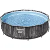 Image de Piscine hors sol ronde Bestway Steel Pro Max 366 x 100 cm effet bois Framelink 20 min