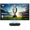 Image de Pack Vidéoprojecteur Hisense Laser TV 100L9HD 4K noir + console ultra courte focale + écran ALR Fresnel 120’’