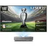 Image de Pack Vidéoprojecteur Hisense Laser TV 120L5HA Blanc et Gris + console ultra courte focale + écran ALR Fresnel 120"