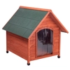 Image de Spike Confort Niche avec porte en plastique pour chien - Taille XL 112x96x105 cm