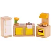 Image de Mobilier en bois pour maison de poupées, Cuisine