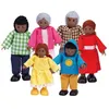 Image de Hape famille de poupées afro-américaines 6-pièces