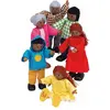 Image de Hape Famille de poupées couleur peau foncée