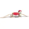 Image de Hape pont-levis rail 30 cm marron clair