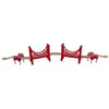 Image de Hape plate-forme en bois double suspendue rouge