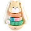 Image de Lapin a empiler en bois et tissu