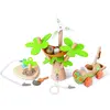 Image de Hape Jeu de figurines Planter des arbres avec une voiture électrique