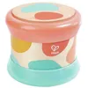 Image de Tambour de bebe en bois - Turquoise