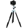 Image de Fotopro - Trepied Monopode Traveler 5 sections Aluminium - C40i avec rotule panoramique 53P - Noir