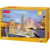 Image de Cubicfun Cubic Fun Puzzle 3d City Line Paris (114 pièces)