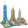 Image de CubicFun 3D Puzzle New York CityLine Kit de modèle d'architecture, 123 pièces