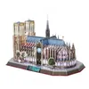 Image de Puzzle 149 Pièces : Puzzle 3D avec LED - Notre Dame de Paris - Difficulté : 6/8, Cubic Fun